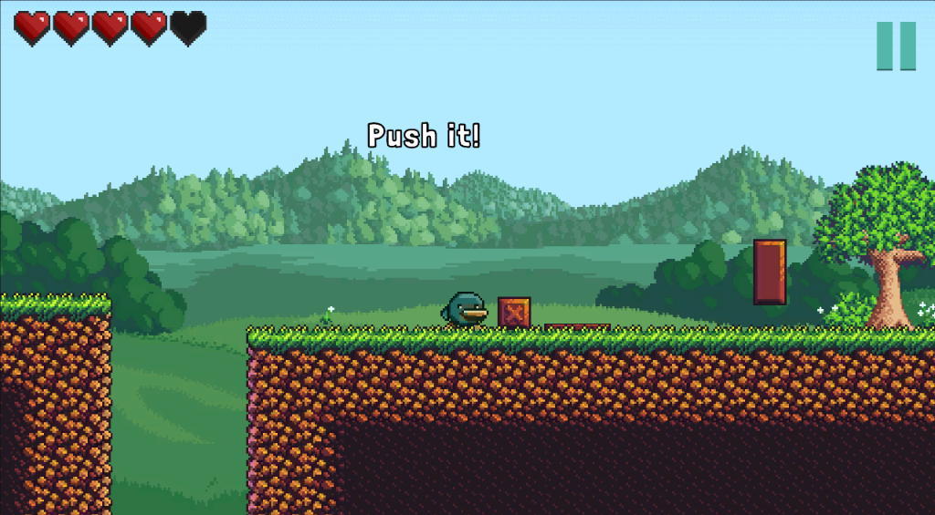 WorthSlum Screenshot - Push puzzle